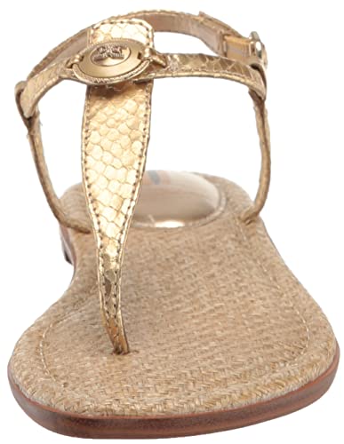 Image of Gigi Gold Boa Signet Flat Sandal by Sam Edelman