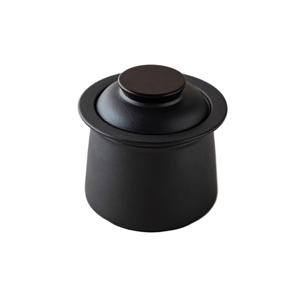 Indoor Decorative Outdoor Portable Ceramic Ashtray with Lid for Home Office Patio Use for Desktop