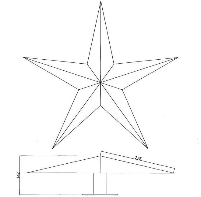 鏡面ステンレス製 大型車用 22.5インチ 星型 ホイールスピンナー 4個
