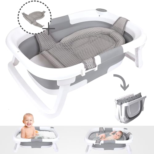 Image of bebeleh Bathtub 3 (Foldable Bathtub, Grey)