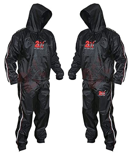 2FitHeavy Duty Sweat Suit Sauna Exercise Gym Suit Fitness, Weight Loss, AntiRip