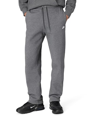 Image of Nike Men's Club Open Hem Brushed Fleece Pants