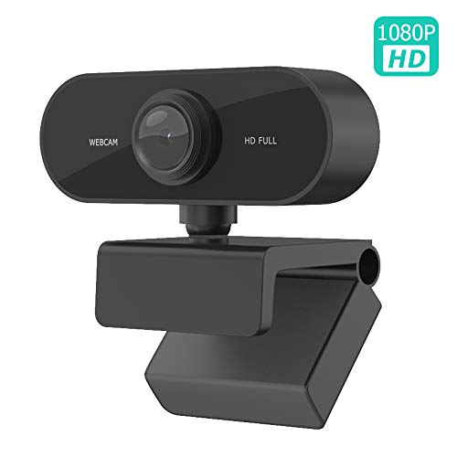USB PC Webcam HD 1080P - Stream Webcam with Noise Reduction Microphone, Web
