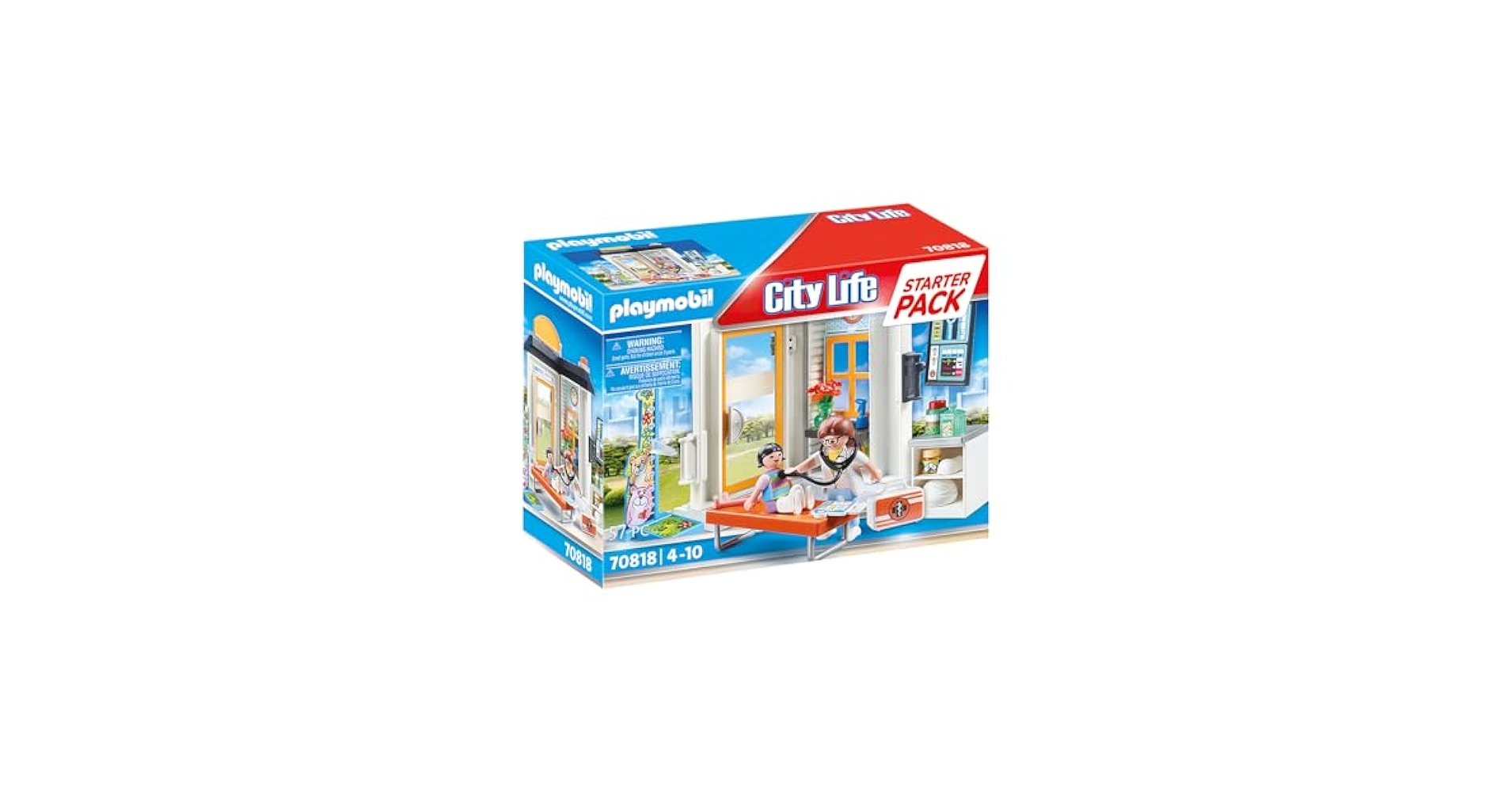 プレイモービル　ミニチュアフィギュア　ドイツ玩具　保育器と小児科医 Amazon.co.jp: playmobil(プレイモービル) スターターパック