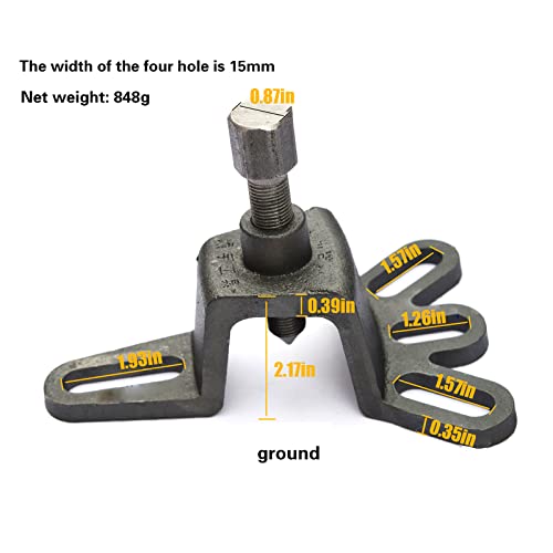 DIYARTS Radnabenabzieher, Radnabeneinbauwerkzeug Radausbauwerkzeug Bremstrommel-Ausbauwerkzeug Zerlegter Bremsbelag Pinzette Motorrad-Reparaturwerkzeug