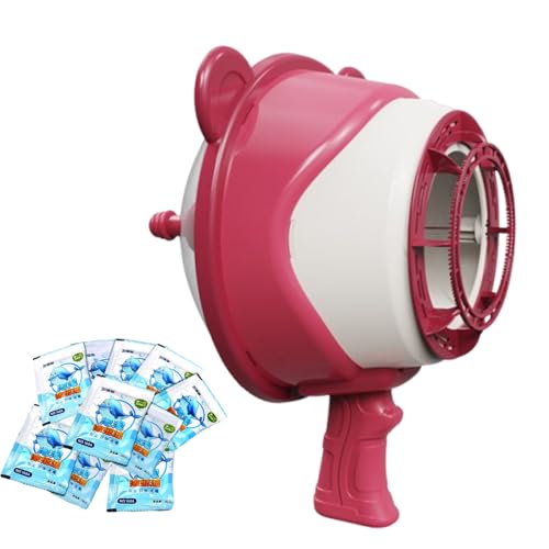 Máquina de burbujas de espuma para niños con solución líquida para jugar en jardín y exterior