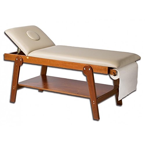 GIMA - Lettino per massaggi in legno Firenze con foro naso/bocca Ciliegia