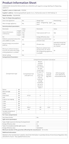 Hisense RS694N4IBF Freestanding Side-by-Side Door American Fridge Freezer 562L 91 x 178.6 x 74.3 cm (W x H x D), Black, Varnished Door Hisense RS694N4IBF Freestanding Side-by-Side Door American Fridge Freezer 562L 91 x 178.6 x 74.3 cm (W x H x D), Black, Varnished Door