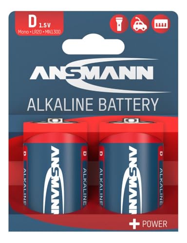 ANSMANN D Size Batteries [Pack of 2] Long Lasting Alkaline Disposable D Type Battery For Digital Cameras, Flashguns, Toys, Audio Devices and Radio Controls - Image 6