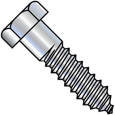 3/8X1 1/2 Hex Lag Screw Zinc Gimlet Point (Pack Qty 400) BC-3724L by Korpek