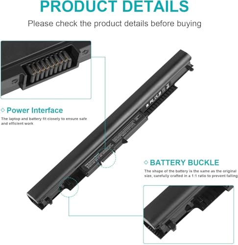 Image of HS04 Laptop Battery for H /P 807956-001 807957-001 HS03 807612-421 807611-221 240 G4 HSTNN-LB6U 807611-421 HSTNN-DB7I HSTNN-LB6V TPN-I119 807611-131 (HS04)