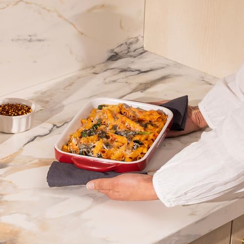 Lagostina Ceramic 4-Piece Bakeware Set for the Everyday Baker, Baking Pan Set for Microwave, Oven, Dishwasher, Refrigerator and Freezer Safe by Lagostina - Image 3