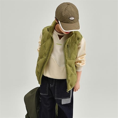 Girls Winter Zipper Puffer Vest Kids Lightweight Sleeveless Outwear Quilted Jacket3