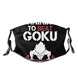 Training to Beat Goku Or at Least Krillin Gym Mask,Washable Reusable - Adjustable Face Covering,...