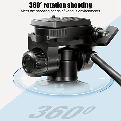 Stativ 360 Grad Drehbar, Ultrastabiles Professionelles Kamerastativ, Robuste Aluminiumlegierung, Kompatibel mit… – Bild 6