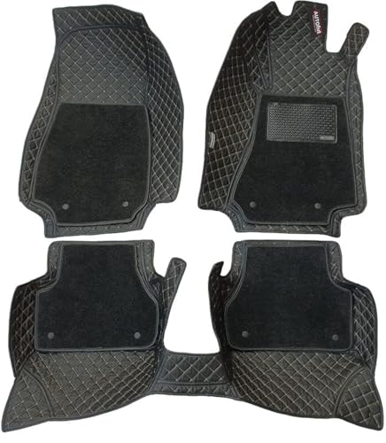 Image of 7D Black Car Mat for KIA SELTOS