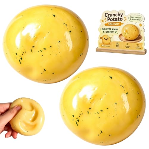 Crunchy Squishy Stress Ball, Potato Slushy Squishy Slow Rising Squishy Toys