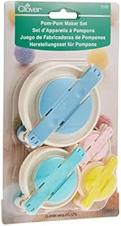 Clover Set Pom Maker, Multiple 4 Count, 8.63 x 5 x 1.38