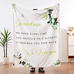 Gifts for Grandma Grandma Birthday Gifts Grandma Gifts Christmas Blanket Gift for Grandma Great Grandma Gifts Soft Throw…