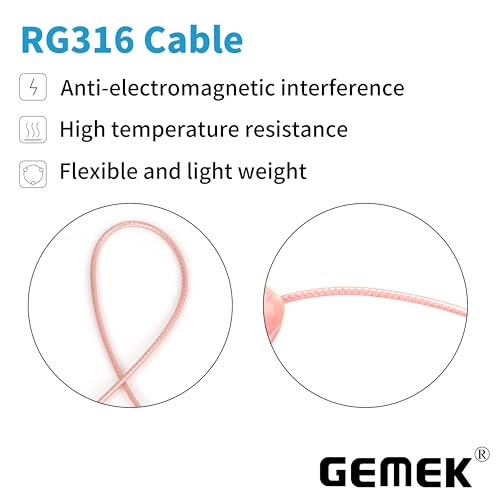 Cable SMA macho a N macho contra pérdida de señal en antenas y routers WiFi 5