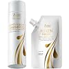 Vitamins Keratin Shampoo and Hair Mask Travel Kit - Renewing Cleanser for Extra Clean Luminous Blowout Look and Intensive Deep Conditioner for Dry Damaged Hair - Pro Salon Hair Treatment
