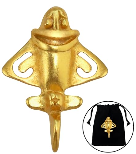 Image of Colombian Emerald & Multi-Material Options | Quimbaya Flyer Lapel Pin | Ancient Alien Golden Jets Collection