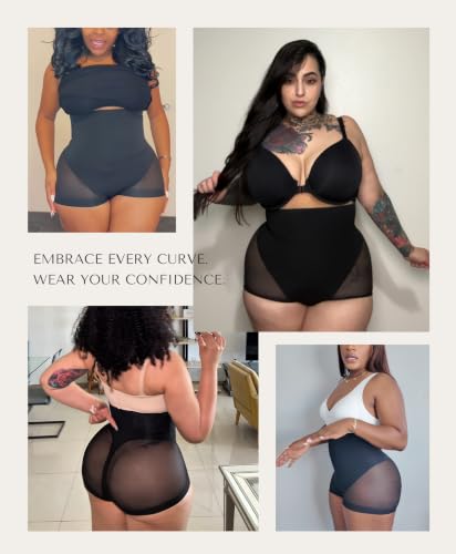 Image of SHAPELLX Women High Waist Tummy Control Slips Shapewear Panties Under Dress