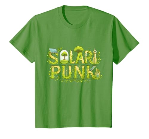 Solarpunk Ciencia Ficción Ciencia Ficción Eco Solar Punk Hopepunk Camiseta