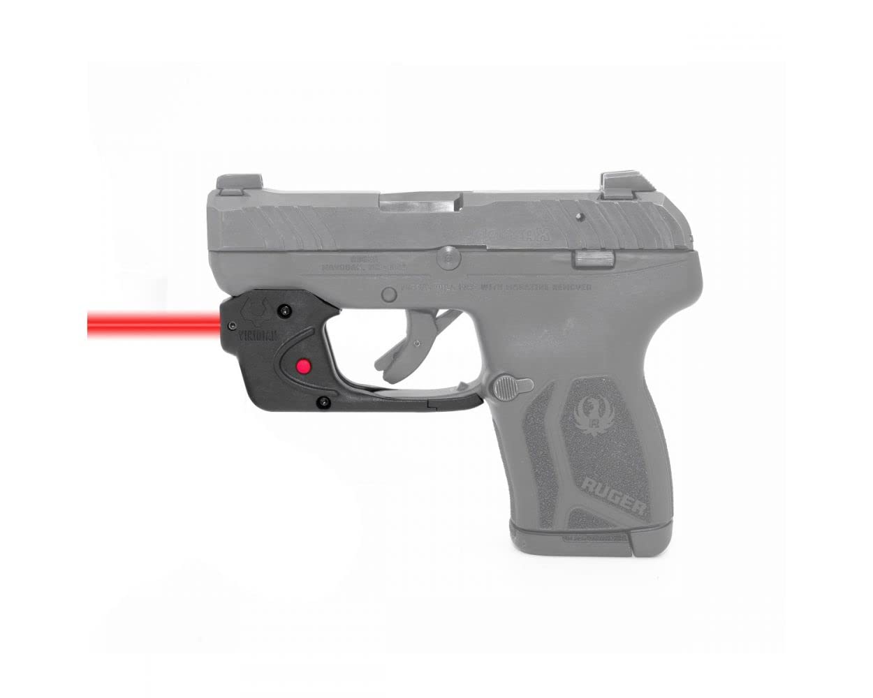 Viridian E Series Red Laser Sight for LCP MAX, Gun Sight with Ambidextrous On and Off Switch, Black