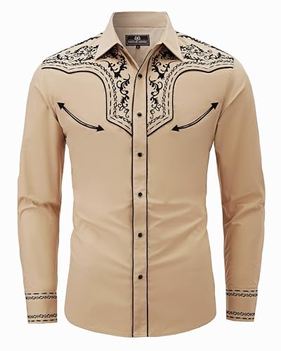 Western Shirt Camicia Da Cowboy Per uomo Cowboy Camicia occidentale Camicia da c