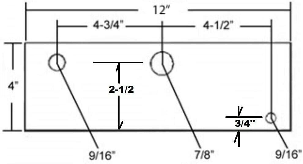 Pair Trailer Suspension Rebuilt Kit Slipper Spring 12"" Equalizer Bushings Bolts