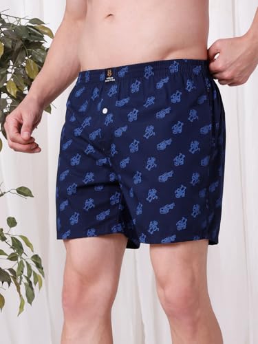 Image of Urban Scottish Ultra-Comfortable Men's Boxer Pants - 100% Cotton Material with A Stylish Print - Soft and Stretchy Elastic Waist Band - Dynamic Movement and Hardwearing Stitching - Breathable with A Gentle Snug Fit