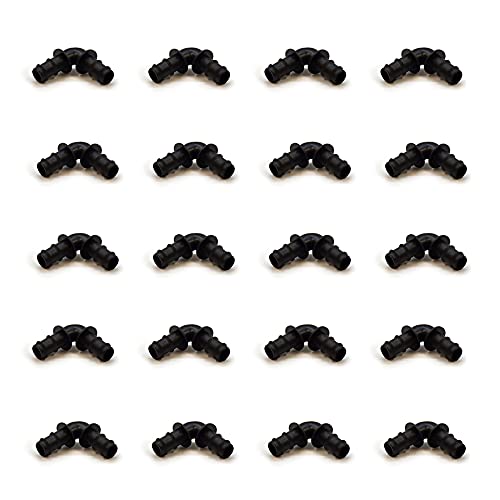 WaterShop 16055-2 Ellenbogenschoner für Bewässerung ø 20, Schwarz