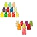 Albanese World's Best Family Share Pack, 12 Flavor Gummi Bears & True to Fruit Exotic Fruits Gummies, 36oz & 25oz Bags of Candy, Soft and Chewy Snacks