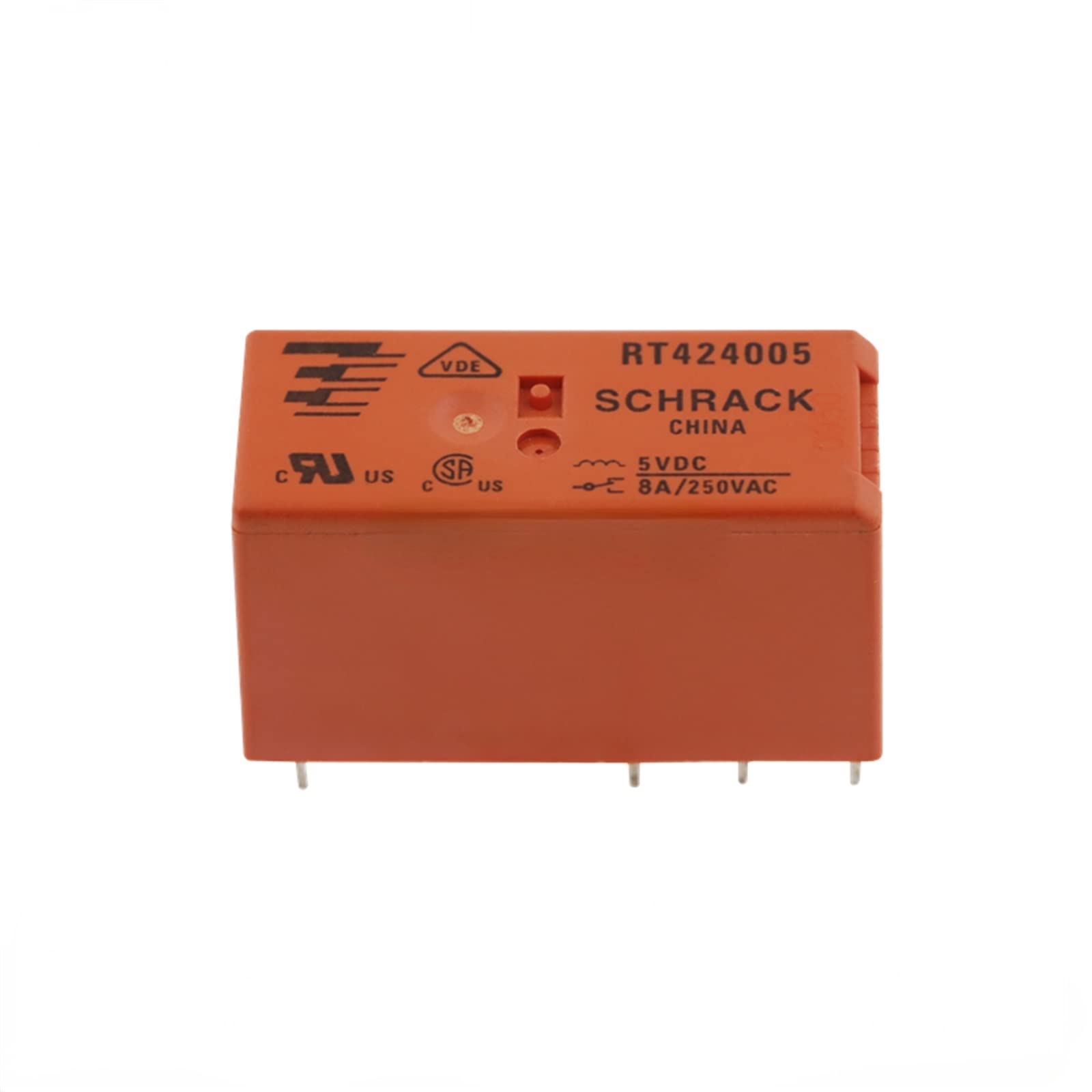 CSKWLLNBC 10pcs RT424005 5VDC RT424012 12VDC RT424024 24VDC Relay Car 8A250VAC 8PINS Power
