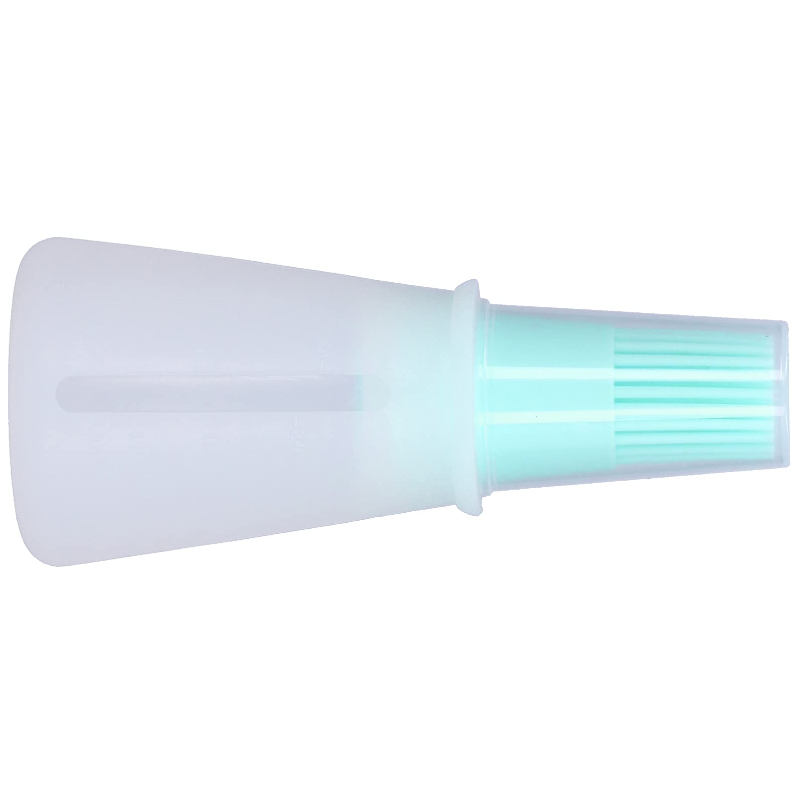 Oil Brush Bottle Silicone Multifunctional Sauce Barbecue Oil Brush with Transparent Bottle Cap Kitchen Tool for Baking Cooking Family Gatherings Material Silicone Size Small (Green)