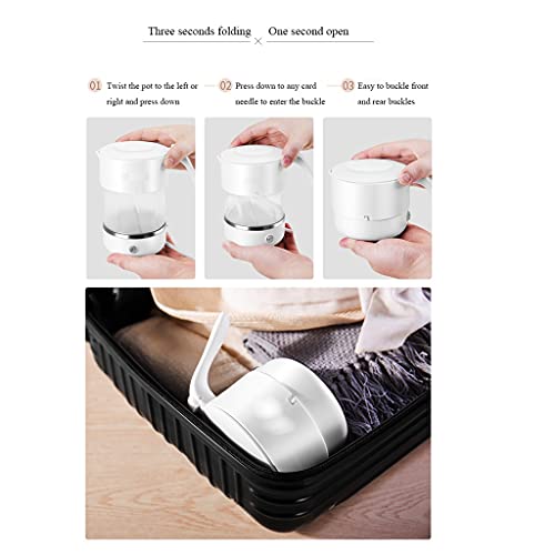 Tetera eléctrica plegable 0.5L con protección automática miniatura 7