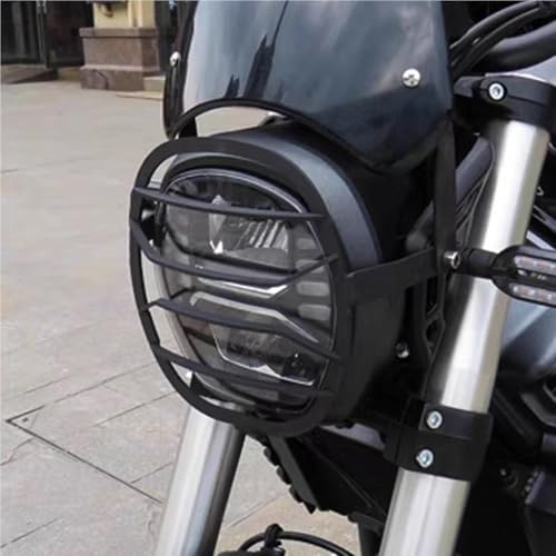 Grille phare 500AC pour l'aventure : Équipez votre moto d'une grille aluminium