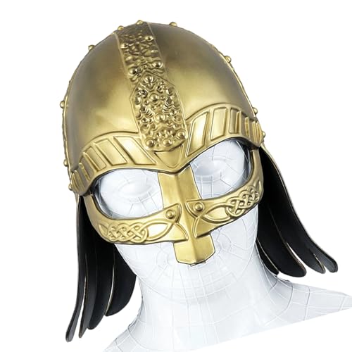 Barbute medieval con accesorios de disfraz de cruzado ligeros para cosplay cómodo