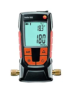 Testo 552 I Digital Vacuum Gauge I Micron Gauge with Bluetooth Support