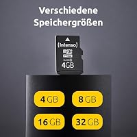 Intenso microSDHC 4GB Class 4 Speicherkarte inkl. SD-Adapter, schwarz – Ansicht 8