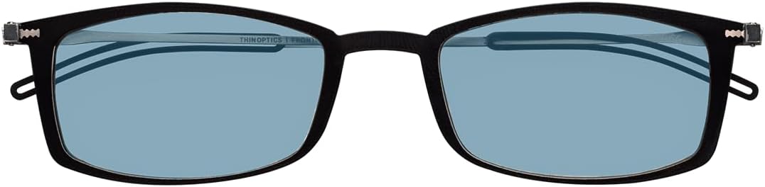 Always With You ThinOptics Blue Light Blocking Reading Glasses for Computers & Screens - Ultra Lightweight and Durable