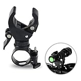 Geeignet für 20-35mm Durchmesser Fahrrad Lenker. Geeignet für die meisten LED-Taschenlampen mit einem Körper-Durchmesser von 18mm bis 34mm halten. Sie müssen sich keine Sorgen machen, dass die Lampe herunterfällt, während Sie im Sattel sitzen.