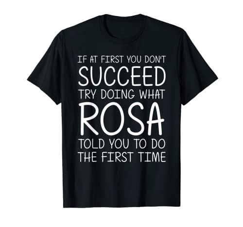 ROSA Gift Name Personalizado Cumpleaños Funny Christmas Joke Camiseta