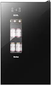 Cervejeira EOS Bierhaus 100 Litros Black Glass Frost Free ECE120 110V