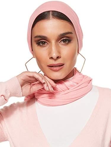 SHADOW Jersey Stretch – Soft Stretch Jersey Headscarf, Lightweight Breathable Islamic Head Wrap for Daily Wear, Comfortable Shawl -Style Size - 65 x 165 cm,