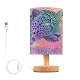 Polyvalente : la lampe de table léopard légère et simple à déplacer, pour décorer n'importe quel endroit de votre maison. Il est idéal pour la chambre à coucher, la chambre d'amis, le salon, le bureau, la chambre d'enfant, le bureau, etc
