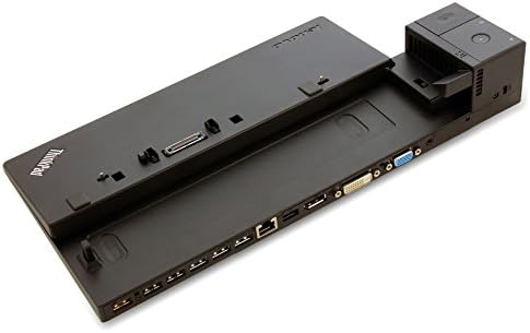 Miniatura 2 de Lenovo ThinkPad Pro Docking Station con adaptador de 90 W AC (40 40A10090US) sellado de fábrica, Lenovo EE. UU. paquete de venta a menudeo, Negro