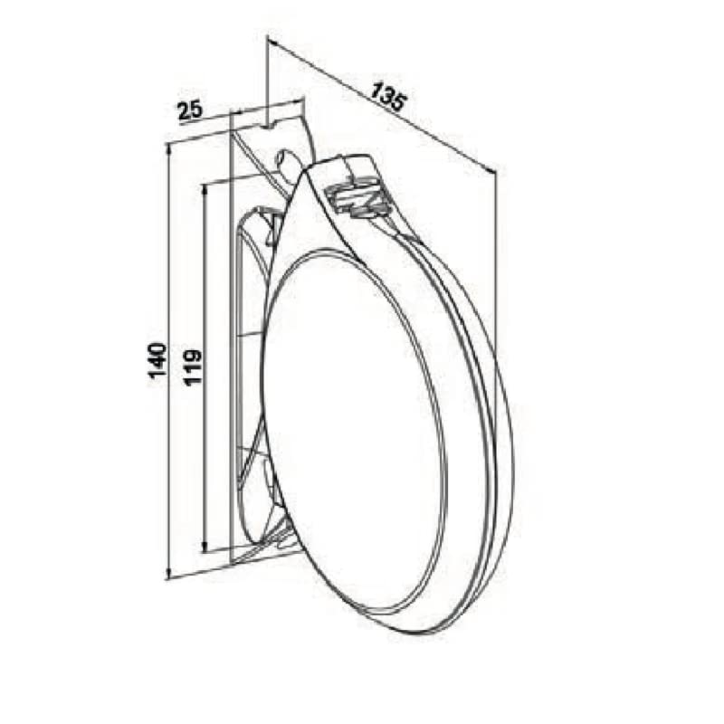 Enrouleur à sangle de 12 mm pour volet roulant G437