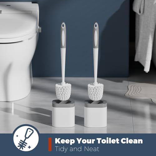 Save 39% on 2-Pack Toilet Brush Set with Holder - Now $7.98